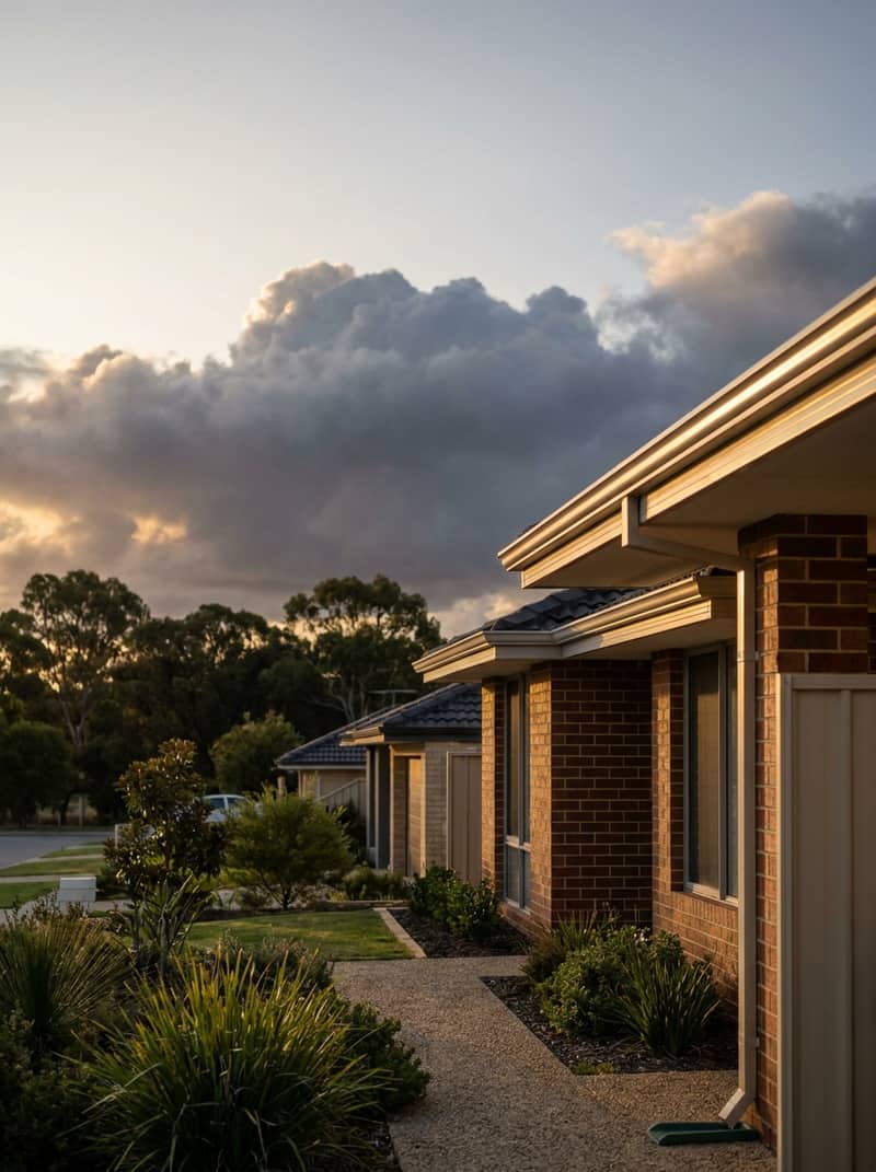 Perth home roof with cleaned gutters ready for storm season protection