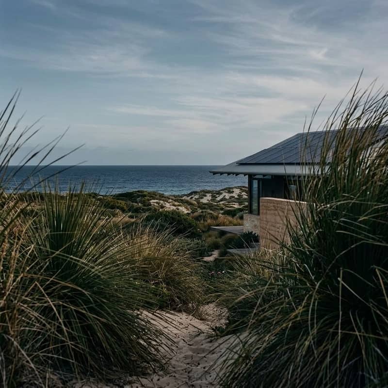 Coastal Perth residential solar panels with salt spray exposure